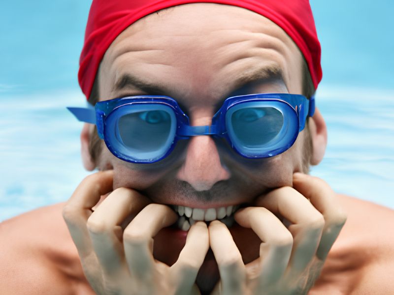 Illustration de la peur du baigneur